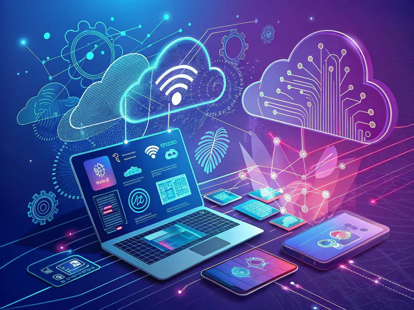 A visual representation of Google Cloud Platform, highlighting its data analytics and machine learning capabilities for Praise Consulting's clients.